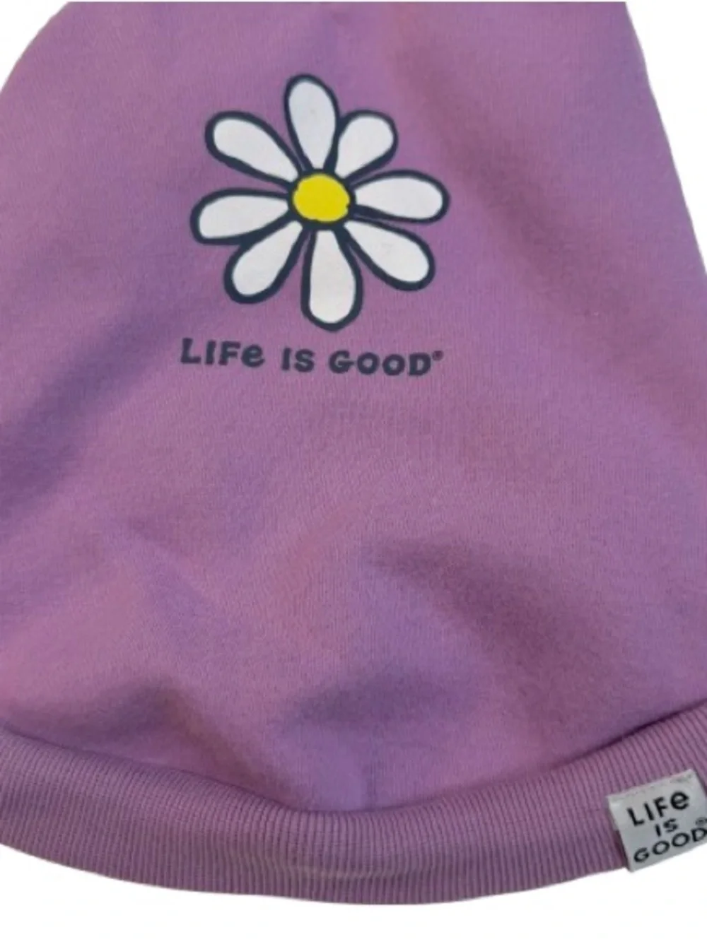 Life Is Good Lavender Daisy Pet Hoodie